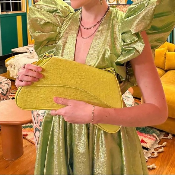 SIMON MILLER Boom Bright Yellow Citron Shoulder Bag - Picture 1 of 10